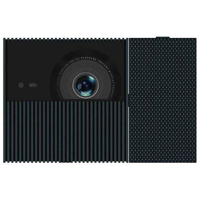 Tcl, Proiettore PlayCube, Portatile, Full HD 1080p, 750 Lumen, Netflix, Google TV, 4K