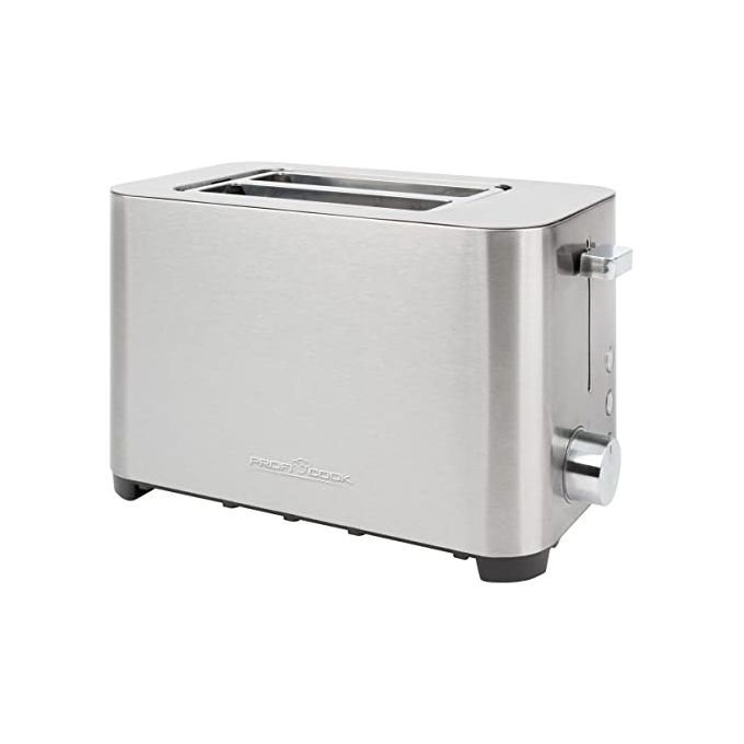 ProfiCook PC-TA 1251 Tostapane 2 Fette 750 W Fessure Extra Large Scongelamento Riscaldamento colore Acciaio Inox