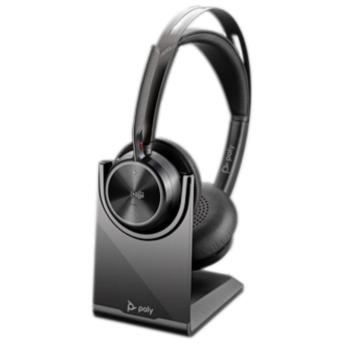 HP POLY CB8R3AA VOYAGER FOCUS 2-M USB-C-C HEADSET ADATTATORE USB-C-A STAND DI RICARICA POLY+ 3 ANNI colore Nero