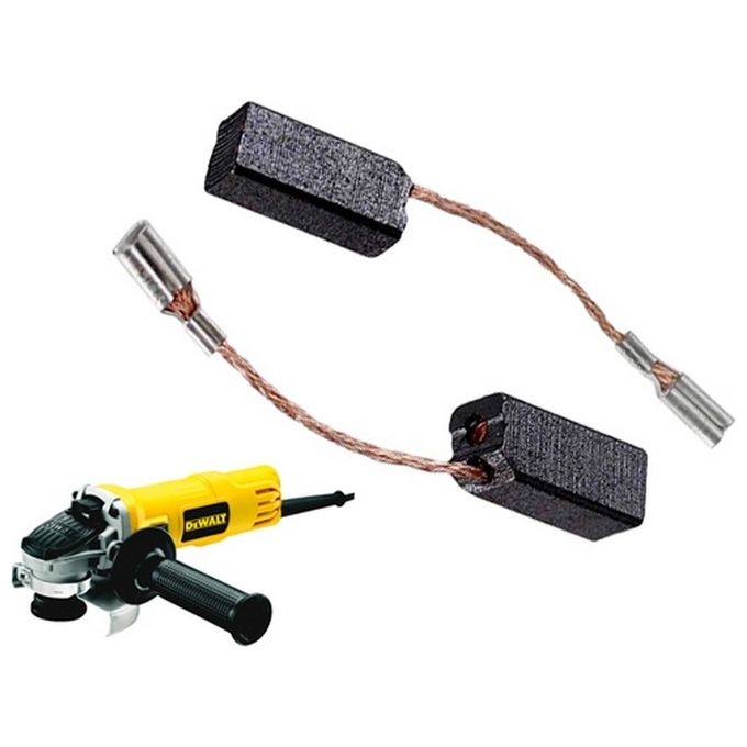 DeWalt N404514 Spazzole Carboncini per Smerigliatrice Angolare DWE492 DWE490 DWE492S DWE494 16x6 mm kit 2 pezzi