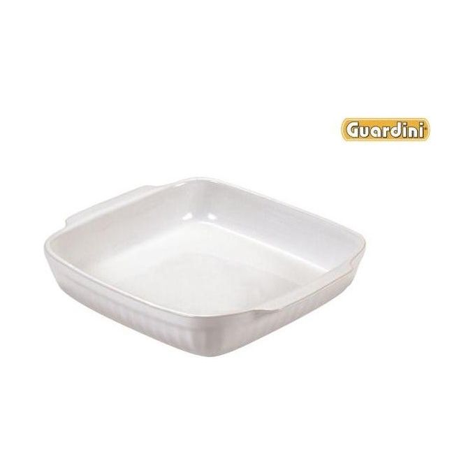 Guardini COTC22 Ceramica Pirofila Quadrata 25x22 cm forno tradizionale e microonde lavastoviglie colore Bianco