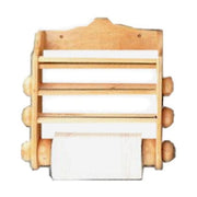 Calder Portarotolo in Legno Lusso Rotoli 3 Naturale