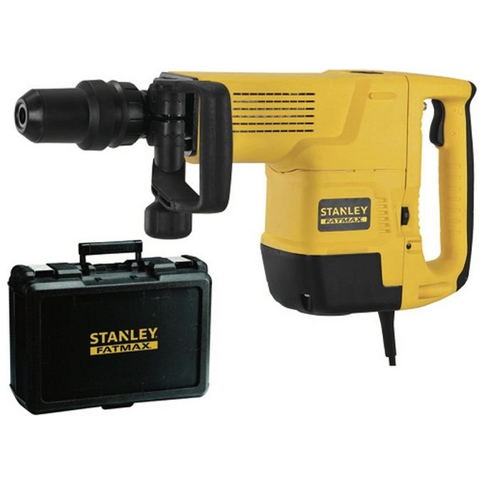 Stanley SFMEH230K-QS FatMax Martello Demolitore Elettrico a Filo 1600W 15J SDS-Max 10.5 Kg Impugnatura Laterale Valigetta colore Nero