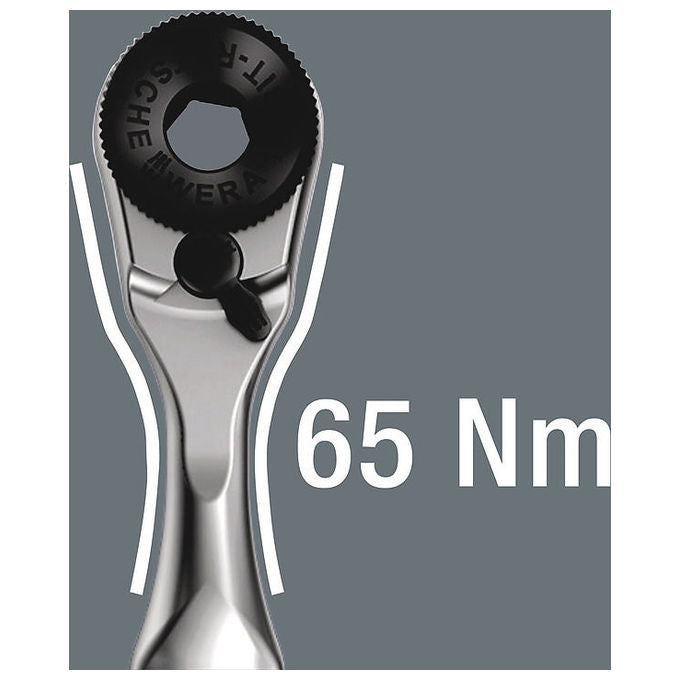 Wera 5049050001 Tool-Check 1 Set di utensili 38 pezzi con cricchetto 1-4 pollici 60 denti in acciaio inossidabile colore Nero Verde Acciaio inox