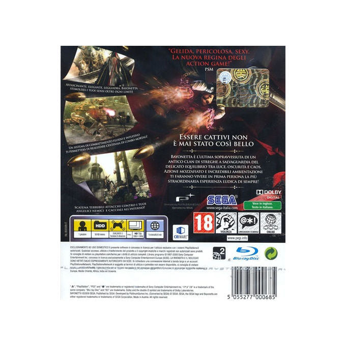 Halifax Bayonetta Gioco PlayStation 3 Standard ITA