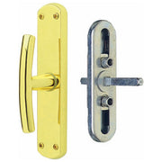 Ghidini 0910132 Milena Cremonese su Placca Finestra Attacco EZ Q7 Ottone 180x38 mm colore Lucido