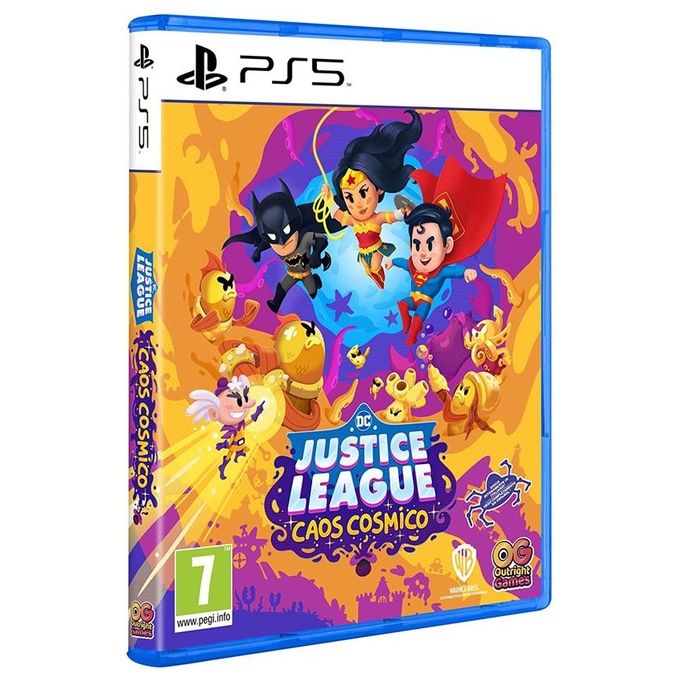 Bandai Namco DC Justice League Caos Cosmico Gioco PS5 Azione Avventura Open World Co-op 2 Giocatori PEGI 7