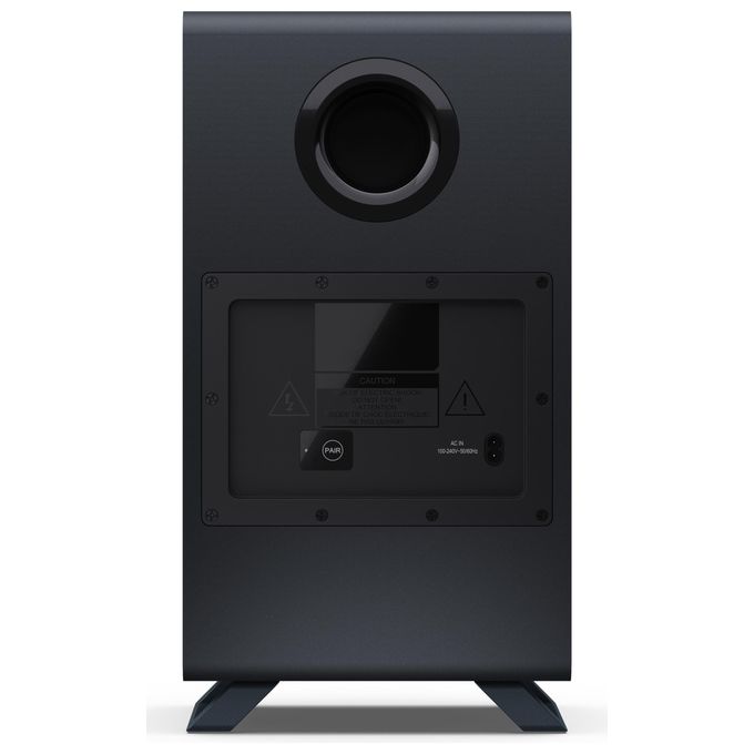 Sharp HT-SBW53121(BK) Soundbar 3.1.2 canali 182 W con subwoofer wireless Argento