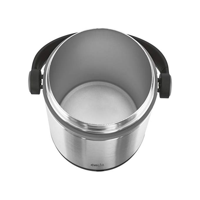 Emsa Mobility Portavivande Termico Acciaio Inox 1,7 Litri Nero-Antracite