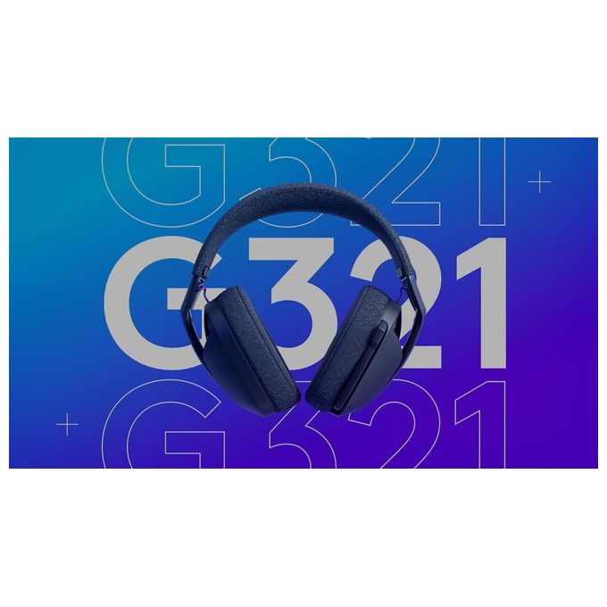 Logitech, Cuffie Audio G321, Bianche
