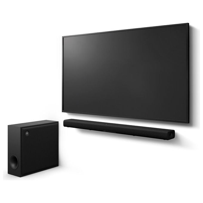 Yamaha PKTRUE50A True X Soundbar con Subwoofer Wireless 5.1 canali 300 W Dolby Atmos colore Nero