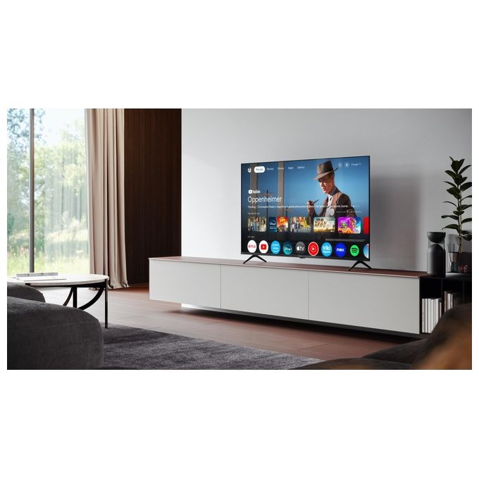 Sharp, TV 50 pollici UHD 4K Google TV, Nero