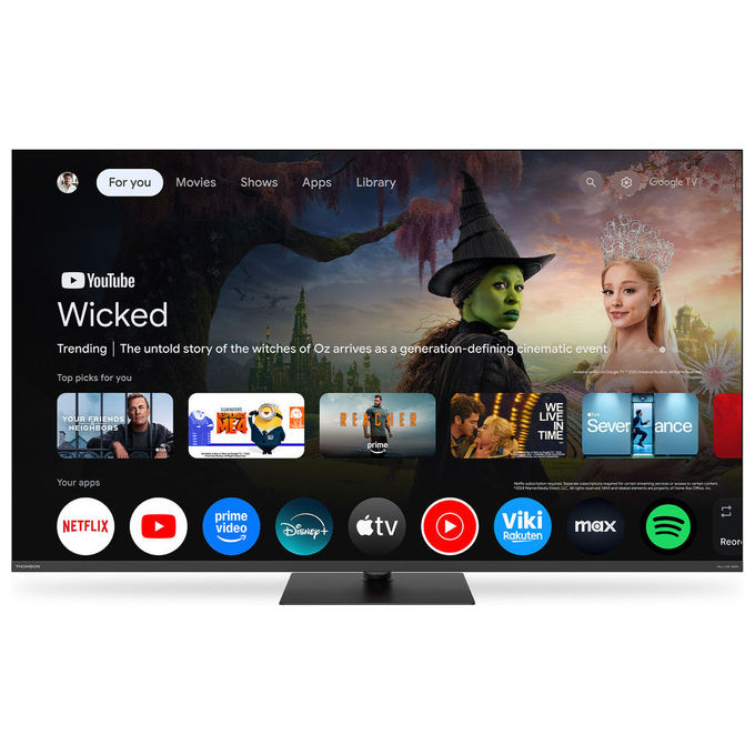 Thomson Tv Mini Led Google Tv 50 Pollici 50MG7C15 4K Hdr10 Nero