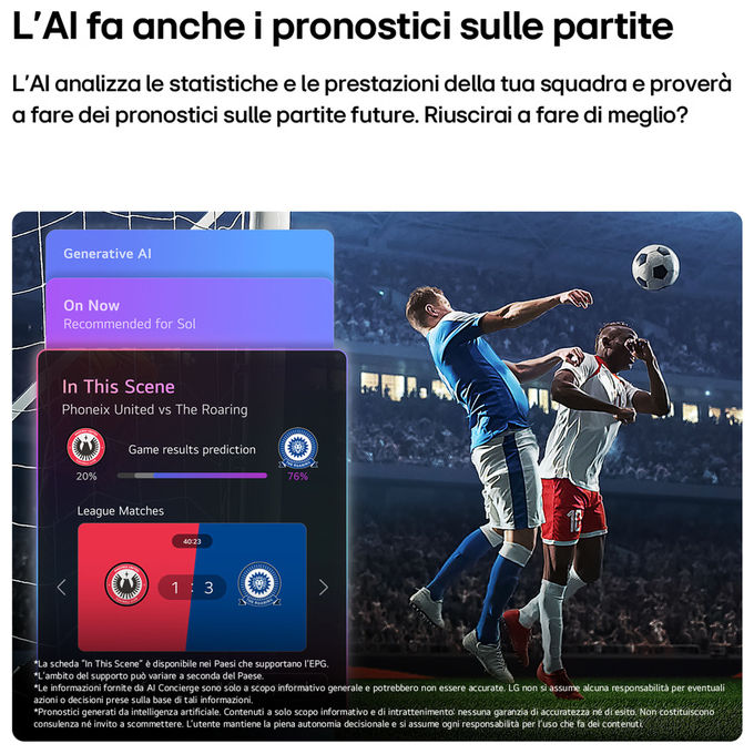 LG 50QNED70B6C QNED70B Smart TV 50'' 4K QNED MiniLED webOS 26 AI Magic Remote DVB-T2 colore Nero