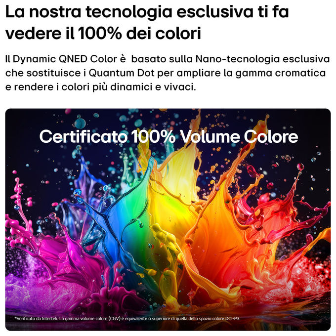 LG 50QNED70B6C QNED70B Smart TV 50'' 4K QNED MiniLED webOS 26 AI Magic Remote DVB-T2 colore Nero