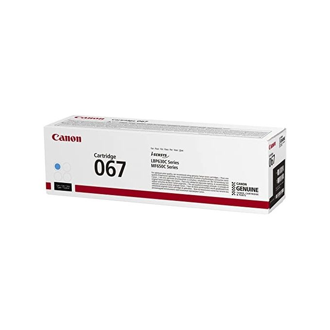 Canon 5101C002 067 Cartuccia Toner Originale Laser 1250 pagine colore Ciano