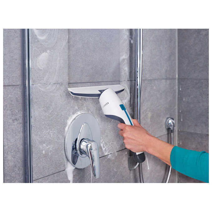 Leifheit 51035 Nemo Pulitore di Finestre Elettrico Autonomia 45 min Capacita' Serbatoio 60 ml Potenza 35 W colore Bianco
