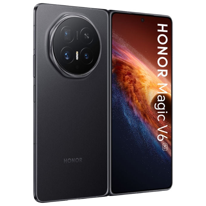 Honor MAGIC V6 Smartphone Pieghevole 6.52'' OLED 120 Hz 16 GB 512 GB Snapdragon 8 Elite 6660 mAh IP68 colore Nero