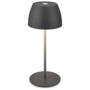 Briloner Lampada da Tavolo Led Mini Ricaricabile Antracite Dimmerabile IP44