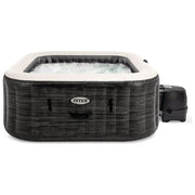 Intex 28452NP PureSpa Greystone Deluxe Idromassaggio Gonfiabile 6 Posti 170 Getti 196x196x71 cm colore Grigio