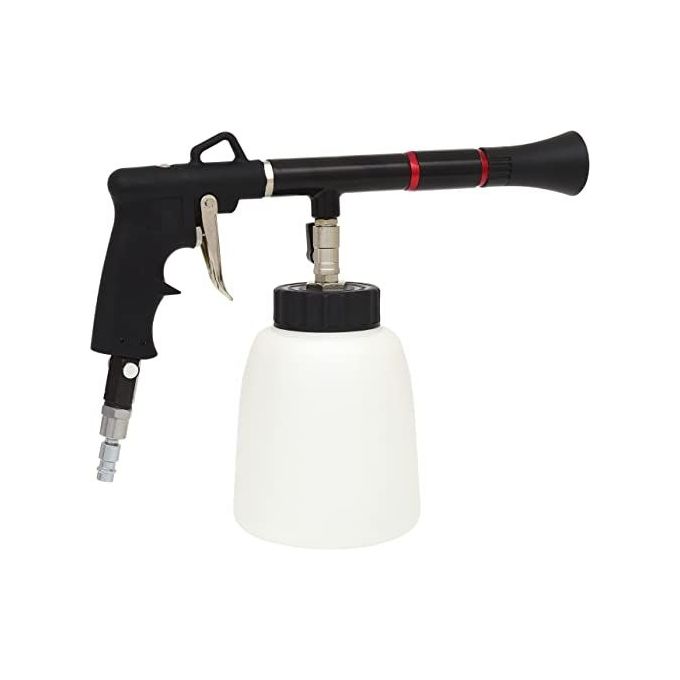 KS TOOLS 515.1980 Pistola di Pulizia ad Aria Compressa Hurricane Tecnologia Ciclonica con Regolatore di Pressione Ugello Girevole 360° colore Nero