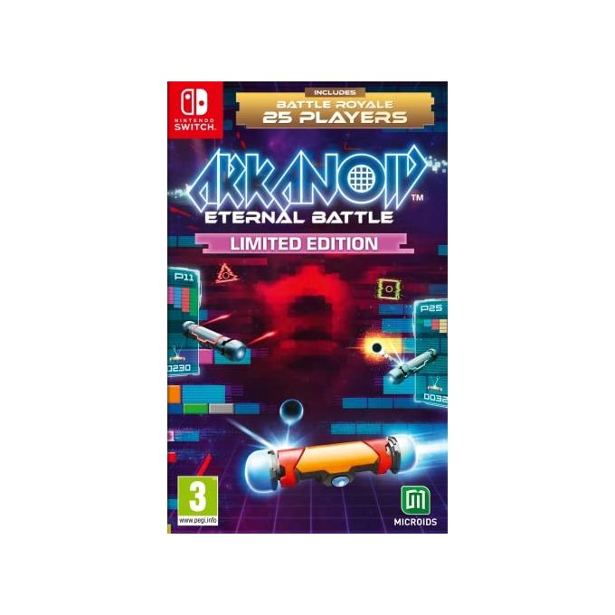 Microids 135693 Arkanoid – Eternal Battle - Limited Edition Gioco Nintendo Switch Edizione Limitata con Contenuti Bonus colore Nero