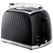 Russell Hobbs 26061-56 Honeycomb Tostapane 2 Fette 850 W 6 Livelli Doratura Funzione Scongelamento colore Nero
