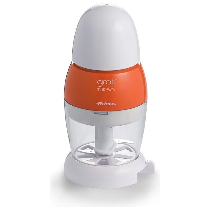 Ariete 439 Gratì Turbo - Grattugia Elettrica Coperchio Salvafreschezza Lama Inox 200W