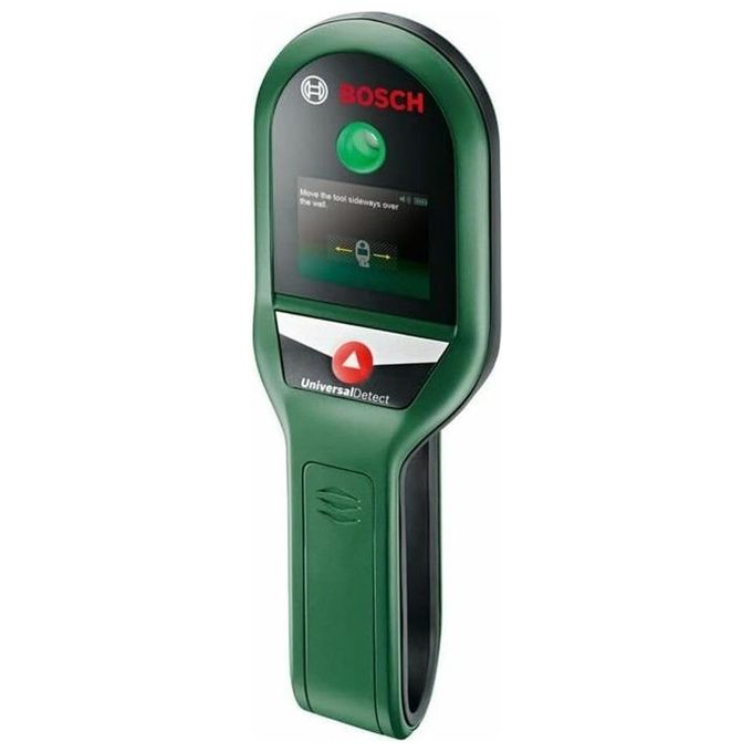 Bosch 0603681300 UniversalDetect Rilevatore Digitale metallo cavi tensione e legno display touch 2,4'' colore Nero Verde