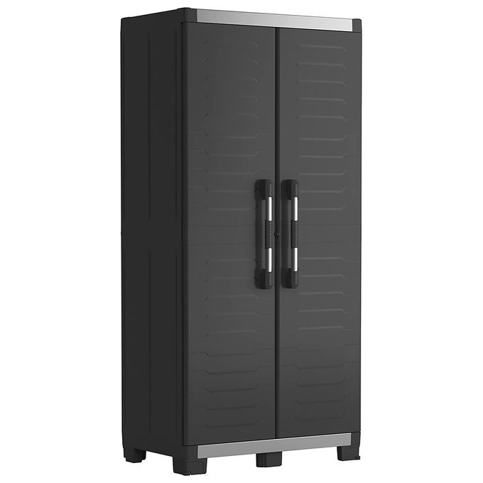 KETER XL GARAGE ALTO - Armadio con maniglie e rinforzi in metallo 89x54x188h per esterni