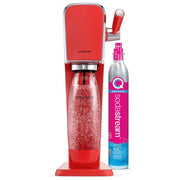 SodaStream 2270283 Art Gasatore d'Acqua Bottiglia 1 L PET Cilindro CO2 Quick Connect colore Rosso