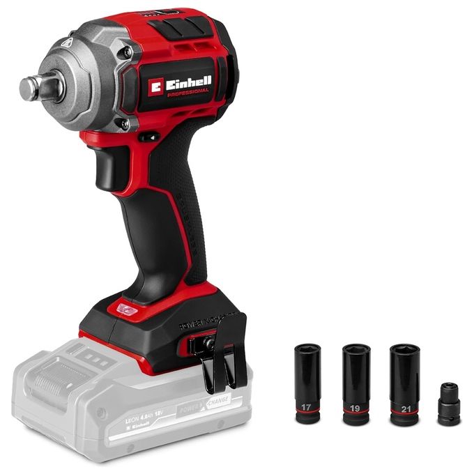 Einhell 4510055 Professional Avvitatore a Impulsi a Batteria 18 V Brushless 350 Nm Power X-Change colore Nero