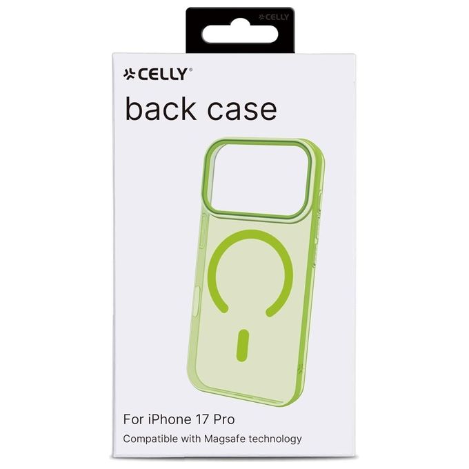 Celly Cover Trasparente Magnetica per iPhone 17 Pro