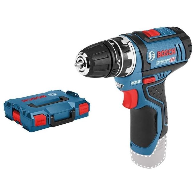Bosch GSR 12V-15 FC Trapano Avvitatore a Batteria al Litio Nero-Blu - SENZA batteria e caricabatterie