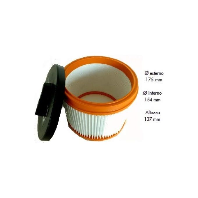 Lavor 5.212.0161 Filtro Cartridge Riutilizzabile per Aspiratore a Cilindro GNX 32 GB 50 XE GBP 20 SWIMMY