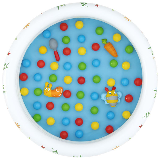 Bestway piscina gonfiabile per bambini con 50 palline, 46 colorate e 4 a sorpresa, 102x25 cm, 101 litri, dai 2 anni