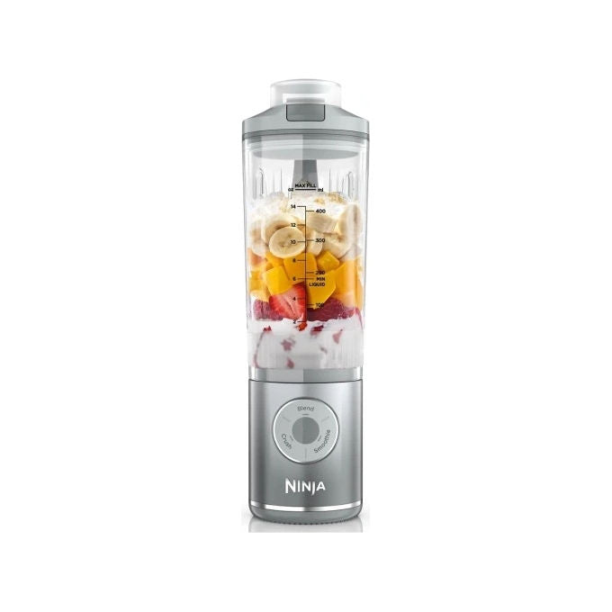Ninja BC251EUSL Blender portatile senza fili Capacita' 570 ml 3 velocita' Lama in acciaio inox colore Argento