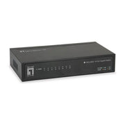 LevelOne GEU-0822 Switch di Rete Non Gestito 8 Porte Gigabit Ethernet (10-100-1000) Supporto Jumbo Frame 9000 8000 Voci Tabella MAC colore Nero