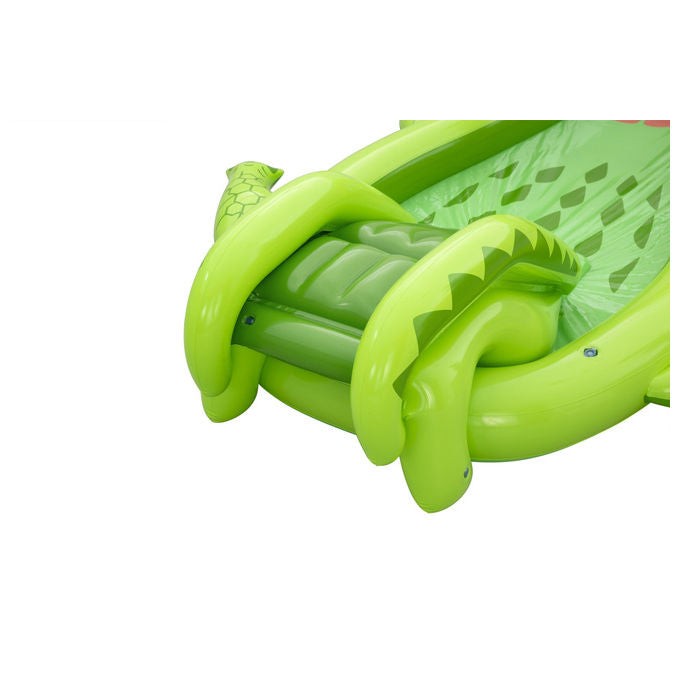 Bestway 53169 Later Gator Parco Giochi Acquatico Gonfiabile Coccodrillo 234x163x87 cm dai 2 anni colore Verde