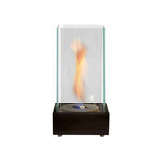 Tecno Air System AOSTA Biocamino da Tavolo Bioetanolo 0,8 kW Bruciatore 0,4 L 4 vetri protezione colore Nero