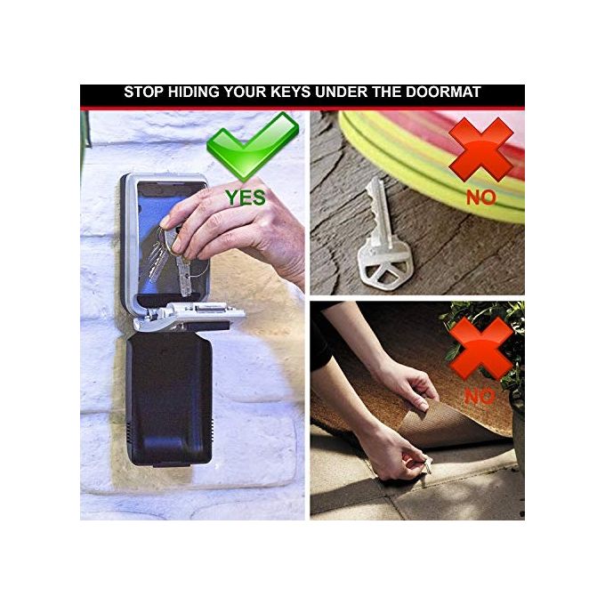 Master Lock 5425EURD Cassaforte per Chiavi con Set Montaggio Illuminata
