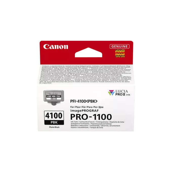 Canon 6777C001 LUCIA PRO II Cartuccia d'Inchiostro Originale Resa Standard 206 pagine colore Nero per foto