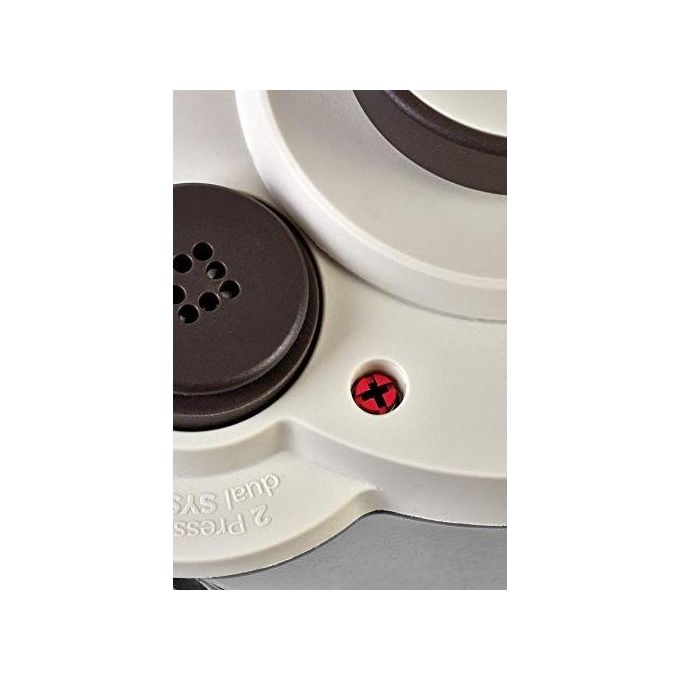 Barazzoni 5500450060 Facile Dual System 2.0 Pentola a Pressione Inox 18-10 6 L diametro 22 cm fondo Triplen Plus induzione