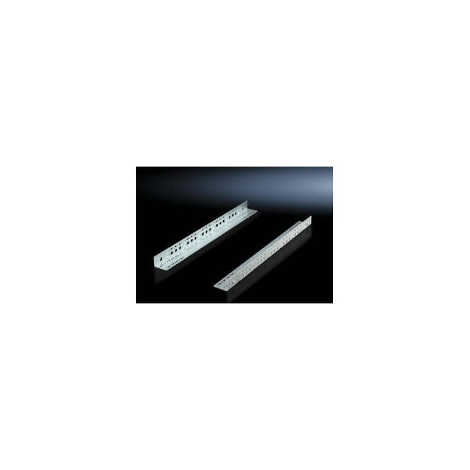 Rittal 5501.420 DK Guida di Sostegno Fissa 1U per Rack 19'' VX IT TS IT TX CableNet 375mm 800N acciaio zincato colore Argento