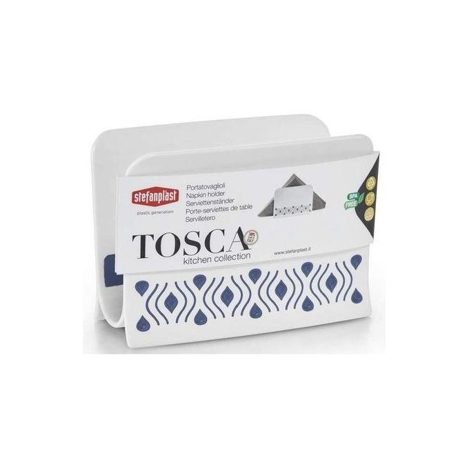Stefanplast Portatovaglioli Tosca 75x155cm in Resina Blu