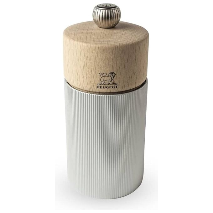 Peugeot 39882 Line Macinapepe Alluminio e legno con regolazione della macinatura colore Naturale