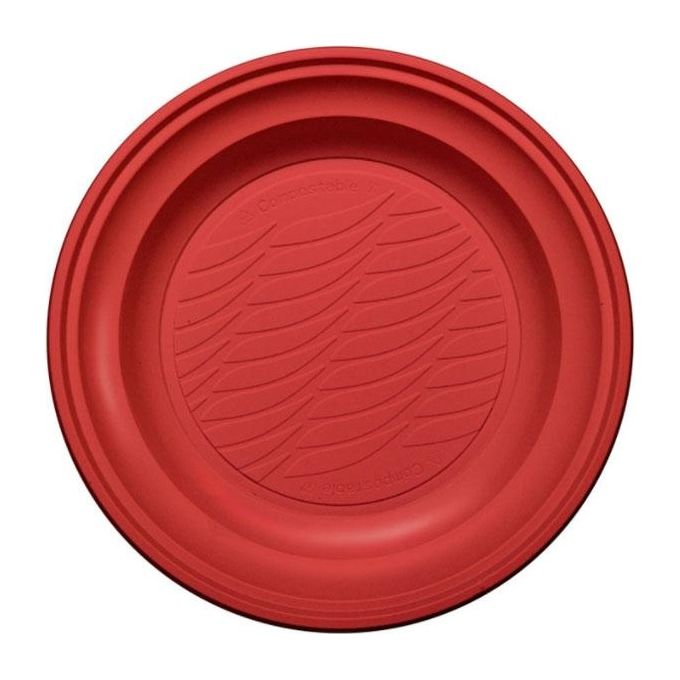 Bibo Piatto Fondo 20 Pezzi Rosso Natural