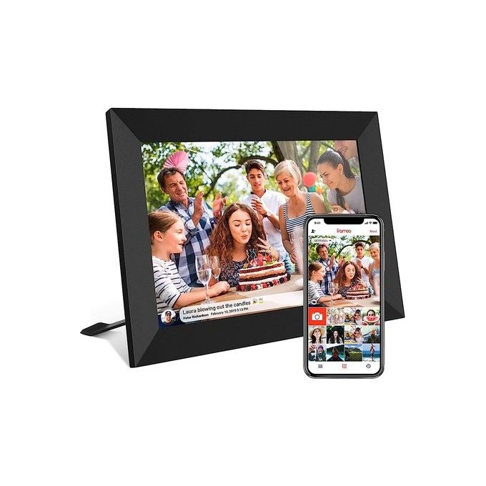 IRRADIO DPF-IR10B Cornice Digitale Smart WiFi 10'' Touch Display IPS 1280x800 1GB RAM 16GB ROM Speaker Integrati App FRAMEO iOS Android colore Nero