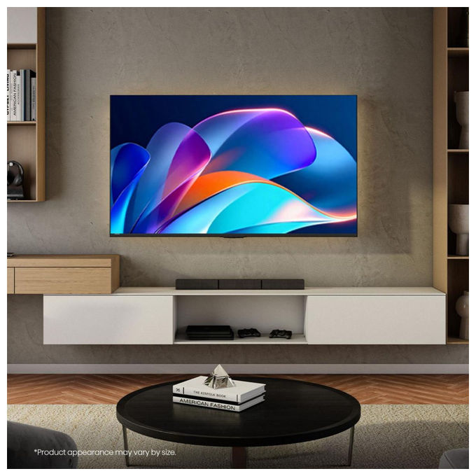 Hisense 55A6S Smart TV 55'' 4K Ultra HD QLED HomeOS Wi-Fi HDR10 HDMI 2.1 20W DTS Virtual:X colore Nero