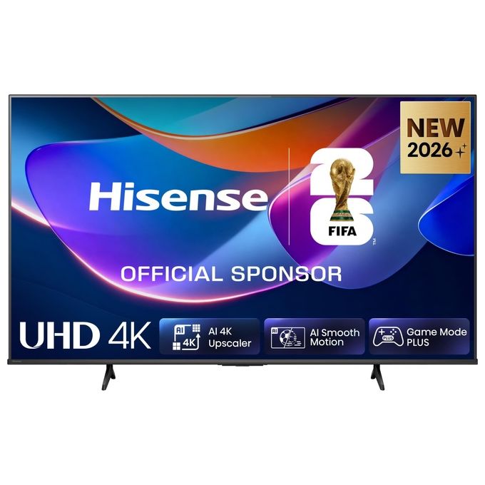 Hisense 55A6S Smart TV 55'' 4K Ultra HD QLED HomeOS Wi-Fi HDR10 HDMI 2.1 20W DTS Virtual:X colore Nero